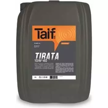 Синтетическое моторное масло TAIF TAIF TIRATA 10W-40 212019