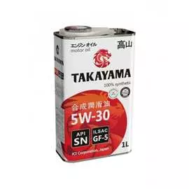 Синтетическое моторное масло TAKAYAMA SAE 5W30 ILSAC GF 5 API SN 605584