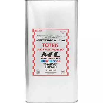 Синтетическое моторное масло ТОТЕК BMW Service Астра Робот ML 10W40 MLBMW1040005