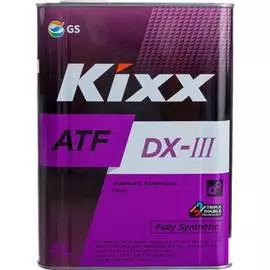 Синтетическое трансмиссионное масло KIXX ATF DX-III L250944TE1