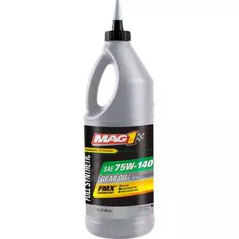 Синтетическое трансмиссионное масло MAG1 Full Synthetic 75W-140 GL-5 Gear Oil, 946 мл MAG00870