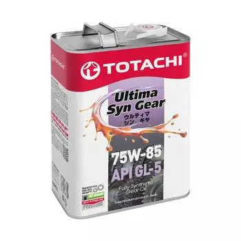 Синтетическое трансмиссионное масло Totachi Ultima Syn Gear 75W-85, GL-5 G3204