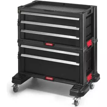Система хранения инструмента Keter 5 DRAWERS TOOL CHEST SET 237007