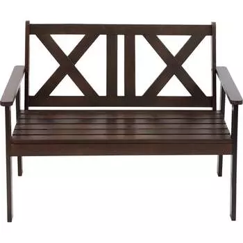 Скамья ООО "Фотон" КОПЕНГАГЕН ТРЕНД двухместная, цвет венге 4627074042284