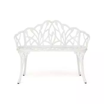 Скамья Tetchair Secret De Maison Strauss (Штраус) алюминиевый сплав, 99хх56x76см, butter white 11381
