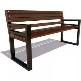 Скамейка 7 скамеек Модерн 77018/МДРН/1,8/9005/С_ПАЛ