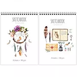 Скетчбук-блокнот для акварели ArtSpace