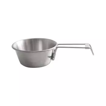 Складная походная миска Ecos camp-s17 из нержавеющей стали, 300мл 106946