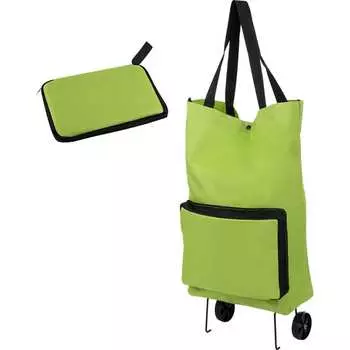 Складная сумка-тележка Рыжий кот ATB-01 Лайм 104585