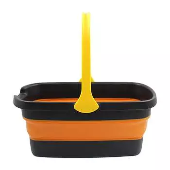Складное силиконовое ведро для полотеров и швабр Boomjoy FT-08