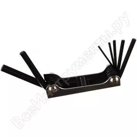 Складной комплект шестигранных ключей HANS 16765-97M