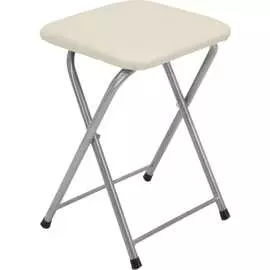 Складной кремовый табурет ццц.Стулья.Сайт