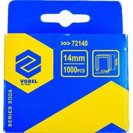 Скобы для степлера VOREL 14 мм (1000 шт.) 72140