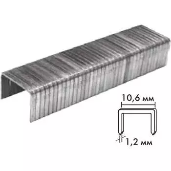 Прямоугольные скобы для степлера Biber