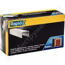 Тонкие широкие скобы Rapid тип 80 16 мм (5000 шт.) 40100522