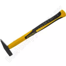 Слесарный кованый молоток с двухкомпонентной фибергласовой ручкой 0.1кг stayer profi 20050-01_z01