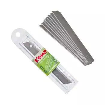 Сменные сегментированные лезвия для канцелярских ножей Комус 159344