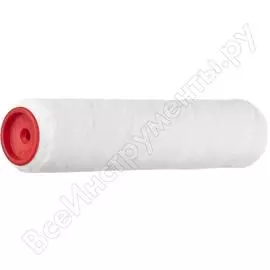 Сменный ролик зубр мастер велюр-аква, полиэстер, для водорастворимых акрил лаков, ворс 4мм, ручка 6мм, d=40/240мм 02537-24