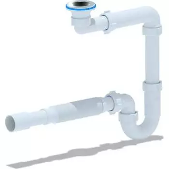 Смещенный сифон для раковины АНИ Пласт