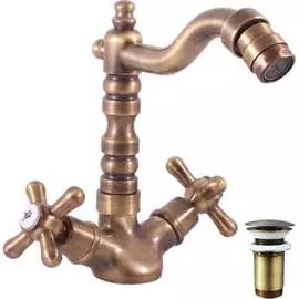 Смеситель для биде RavSlezak MORAVA RETRO MK121.5/9SM