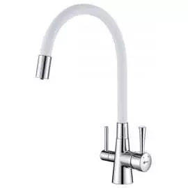 Смеситель для кухни Lemark Comfort LM3075C-White