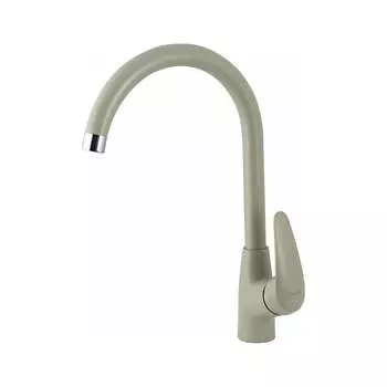 Смеситель для кухни Lemark LINARA с высоким поворотным изливом, цвет: грей LM0405PGR