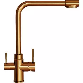 Смеситель для кухни MIXLINE 35k, подключение к фильтру, бронза MLSS-0320BR 553822
