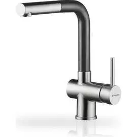 Смеситель для кухни Pyramis CAPRICCIO FUSSION PEARL BLACK ST.STEEL 90917601