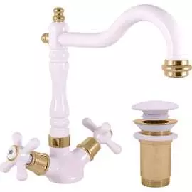 Смеситель для раковины RavSlezak MORAVA RETRO MK121.5/8BZ