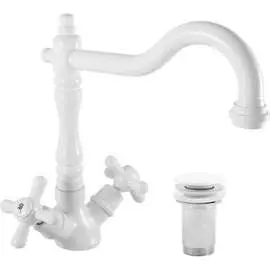 Смеситель для раковины RavSlezak MORAVA RETRO MK121.5/8B