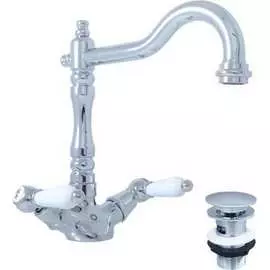 Смеситель для раковины RavSlezak MORAVA RETRO MK521.5/8