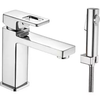 Смеситель для раковины с гигиеническим душем SHEVANIK S8271