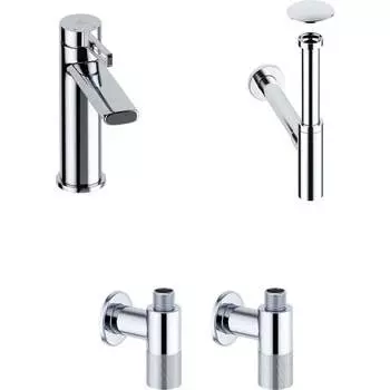 Смеситель для раковины в ванную комнату Wellsee ONCE! and forever 201000186