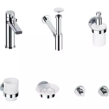 Смеситель для раковины в ванную комнату Wellsee ONCE! and forever 201000266