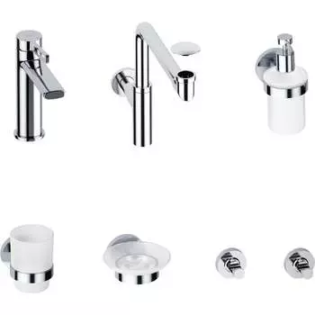 Смеситель для раковины в ванную комнату Wellsee ONCE! and forever 201000286