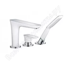 Смеситель для ванны hansgrohe 15432400 puravida на 3 отверстия 00000007484