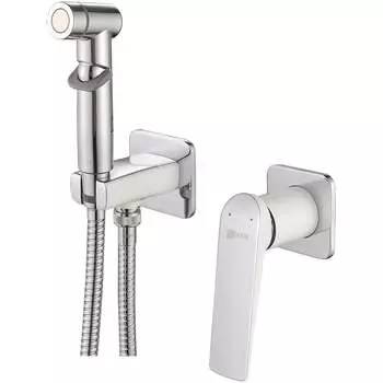 Смеситель Lemark Аллегро, хром/белый LM5920CW