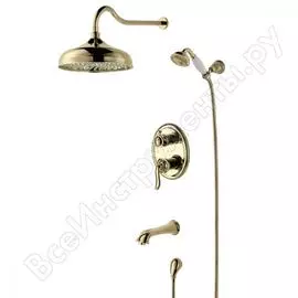 Встраиваемый смеситель для ванны и душа Lemark Brava LM4722G