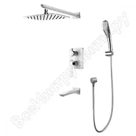 Встраиваемый смеситель для ванны и душа Lemark Melange LM4922CW