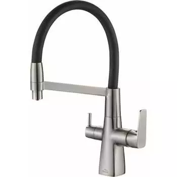 Смеситель ZorG Steel Hammer SH 818-6 SATIN