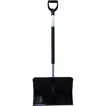 Снеговая лопата-скрепер LWI Богатырь поликарбонат 520x375мм черная LWI-Л19