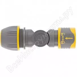 Соединитель быстросъемный универсальный 1/2-3/4" с шарниром palisad luxe 66249