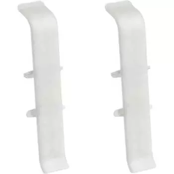 Соединитель для плинтуса DECONIKA Д-П85-С-Ф2 001 БЕЛ