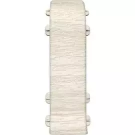 Соединитель для плинтуса Ideal Классик К-П55-С-Ф2 252 ЯСН БЕЛ