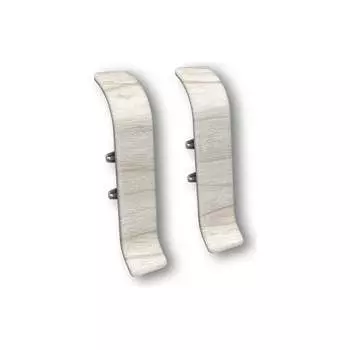 Соединитель для плинтуса Ideal Классик К-П85-С-Ф2 267 КЛН БЕЛ