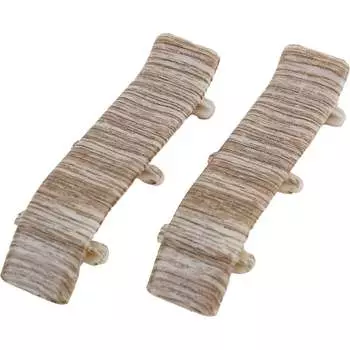 Соединитель для плинтуса Ideal Классик К-П55-С-Ф2 253 ЯСН СЕР