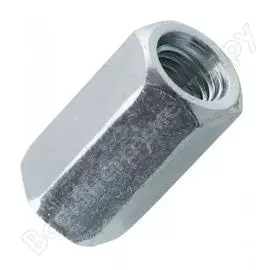 Оцинкованная соединительная гайка Стройметиз М10 DIN6334 (20 шт.) 3050068