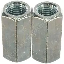 Оцинкованная соединительная гайка Tech-Krep М16 DIN6334 (2 шт.) 112281