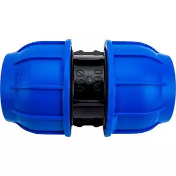 Соединительная компрессионная муфта TEBO T-ПНД.М.0.90-90.CN