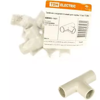 Соединительный тройник для трубы TDM ELECTRIC SQ0405-1021